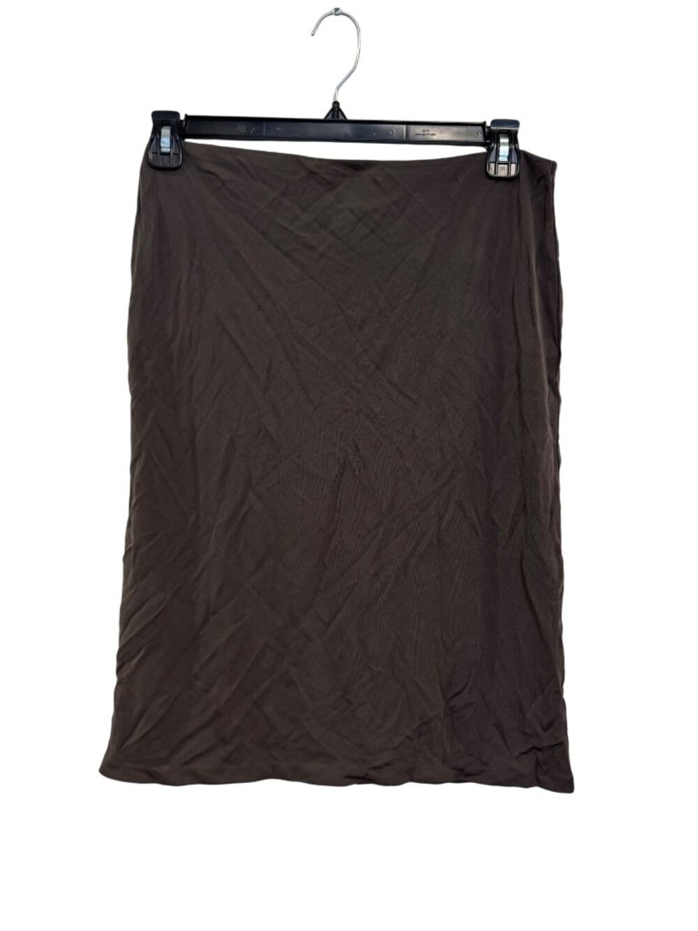 DKNY Brown Stretch Pencil Skirt Womens Size M Rayon Blend Made In Philippines